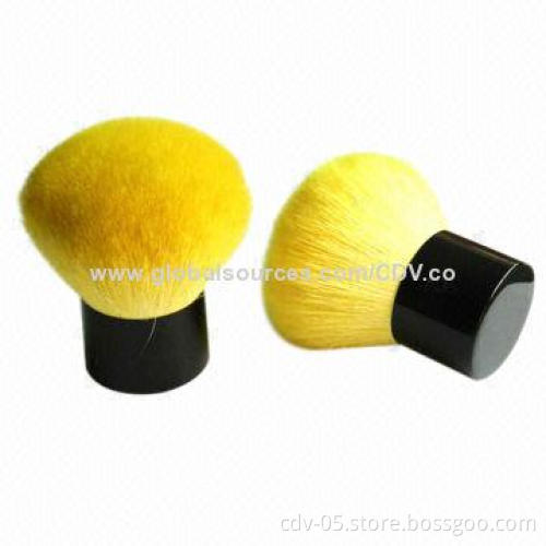 Kabuki makeup brushes, made of aluminum handle with great goat hair, various colors are available